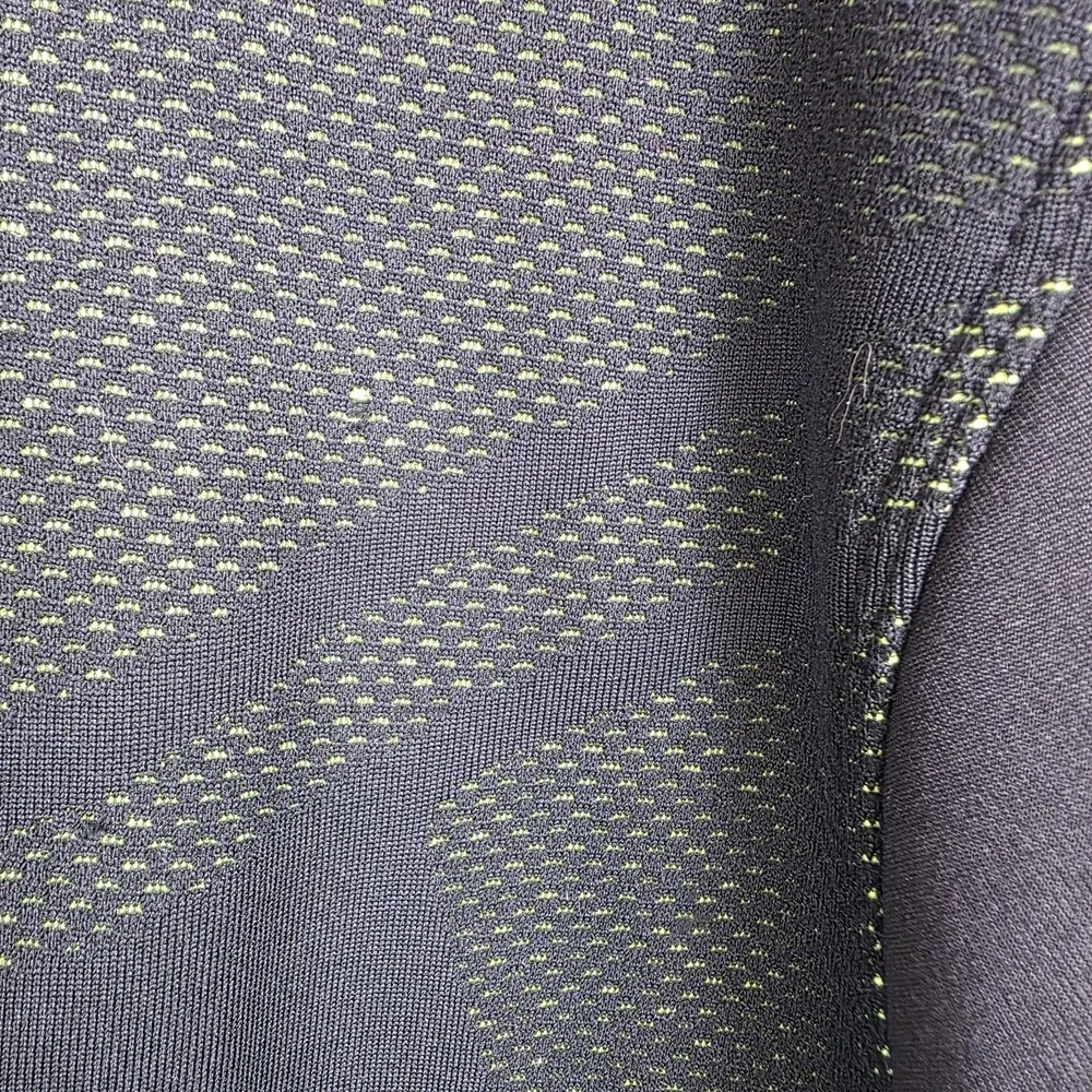 Nike Jacket Men's Large Black Hypervis 1/2 Zip Cover-Up Rory‎ McIlroy Golf Neon